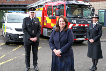 CFO Jon Foster - PFCC Zoe Metcalfe - CC Lisa Winward